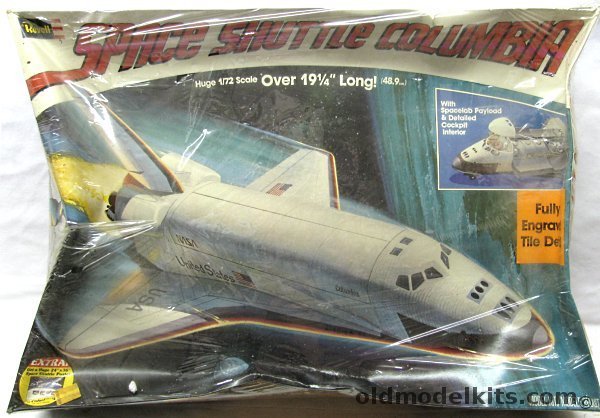 Revell 1/72 Space Shuttle Columbia - with Spacelab, 4702 plastic model kit